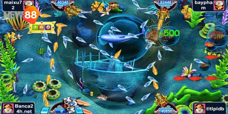 Bắn cá H5 - Siêu phẩm game NEW88 được yêu thích hiện nay 2 Trò bắn cá có thiết kế vũ khí chất lượng