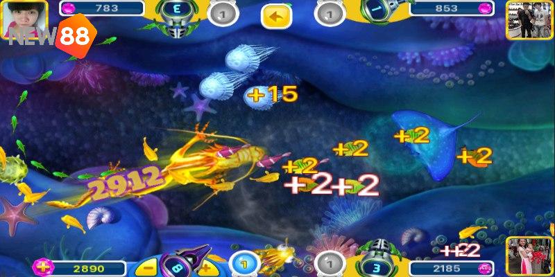 Bắn cá H5 - Siêu phẩm game NEW88 được yêu thích hiện nay 3 Bạn đừng ngần ngại nâng cấp vũ khí khi chơi bắn cá H5