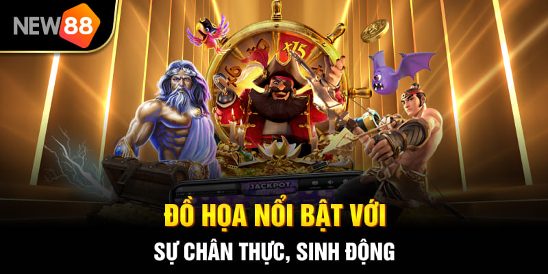 Cơn Lốc Nổ Hũ NEW88 - Siêu Phẩm Cuốn Hút Từng Khoảnh Khắc 2 Đồ họa nổi bật với sự chân thực, sinh động